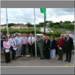 Guests at raising Geen Flag.jpg